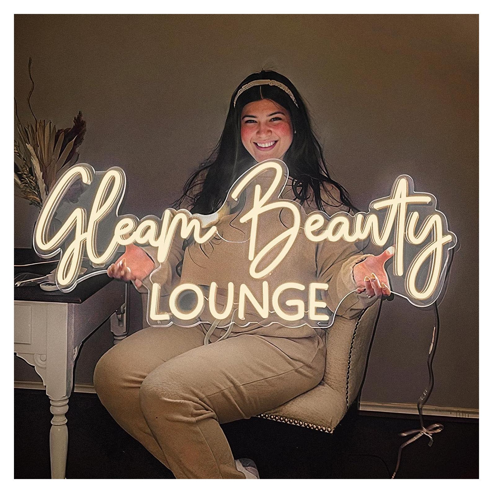 Cartel de Neón Personalizado Gitm 50-152 cm para Negocios