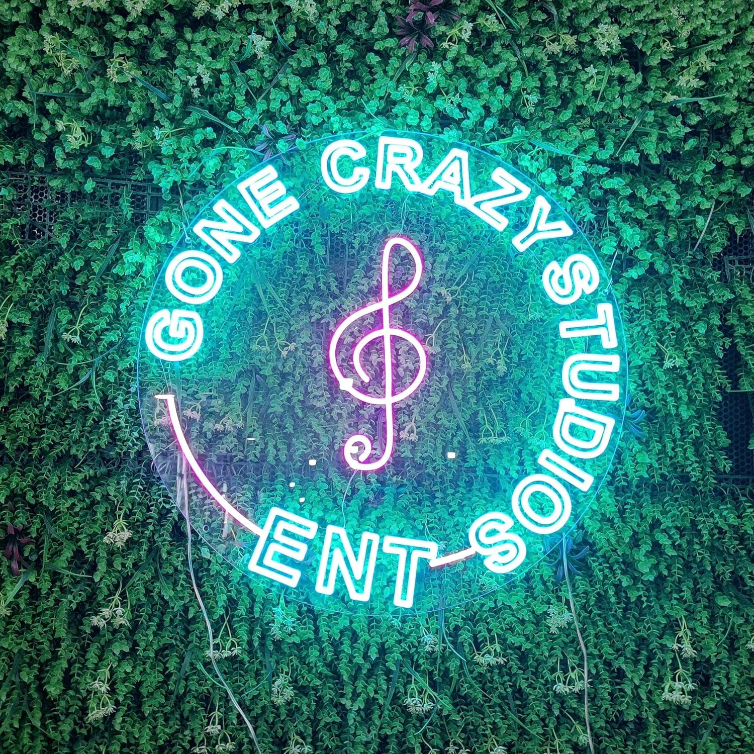 Cartel de Neón Personalizado Gitm 50-152 cm para Negocios