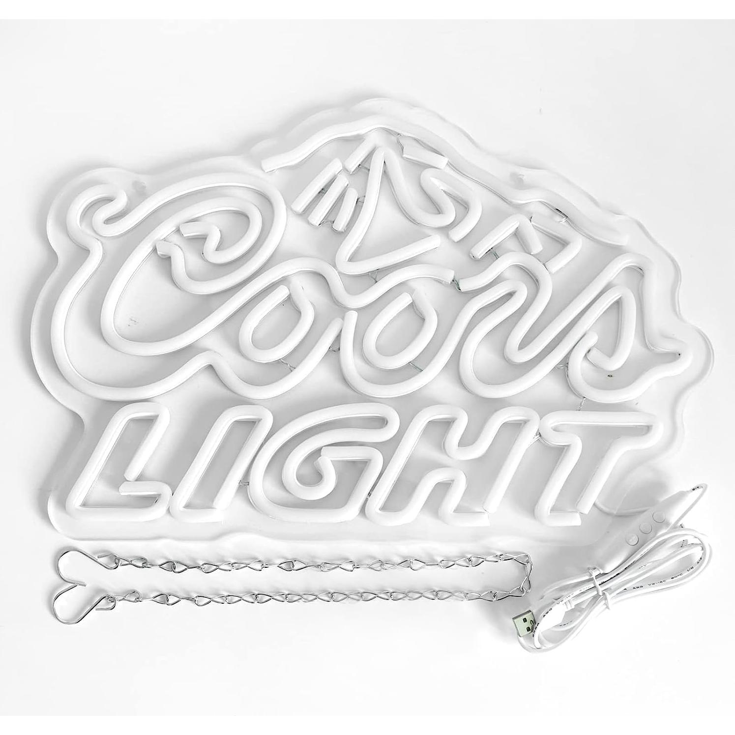 Cartel de Neón LED JFLLamp LUZ 43x28 cm Ajustable USB