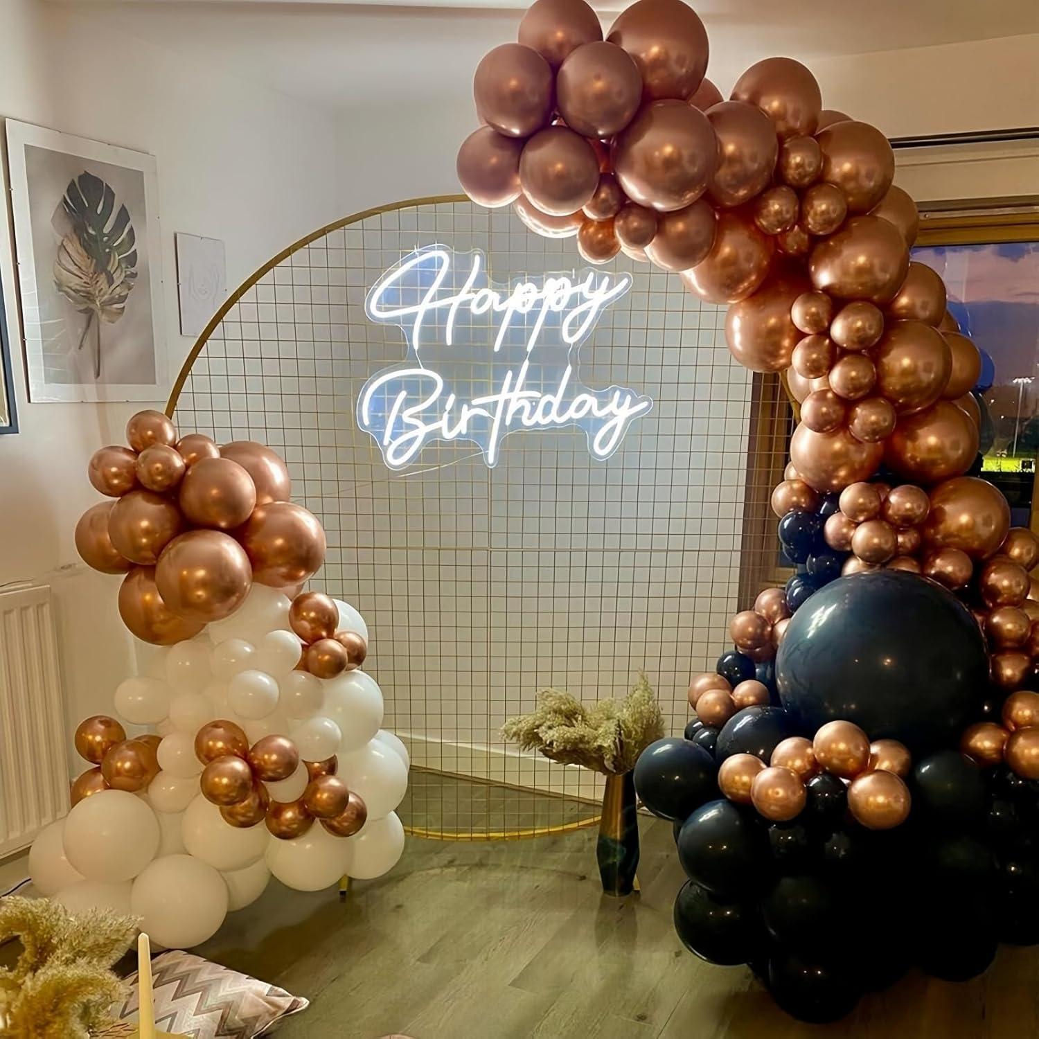 Luz Neon LED Ulalaza Feliz Cumpleaños 40x15cm USB Decoración