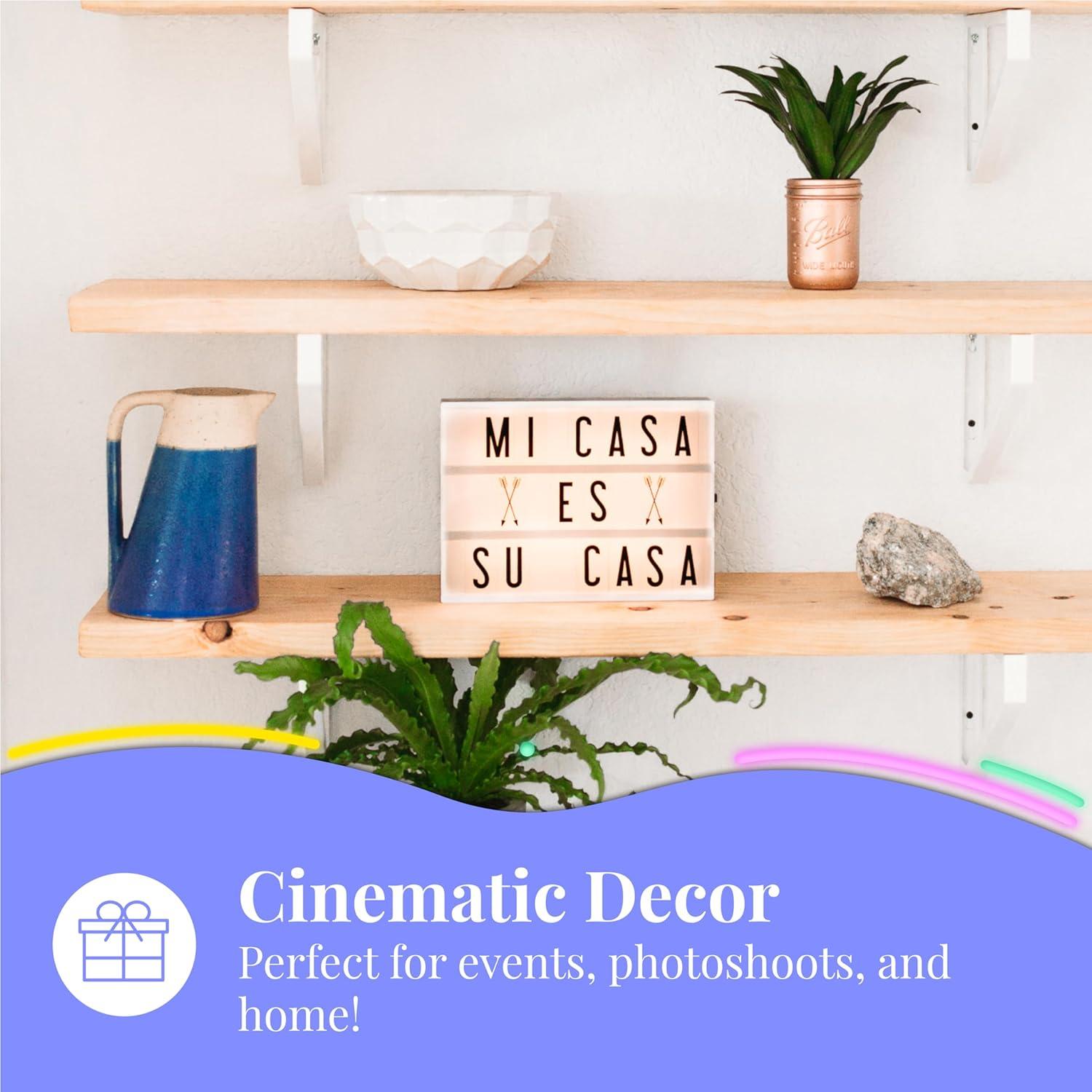 Caja de Luz de Cine Amped & Co 30.48x22.86 cm RGB LED