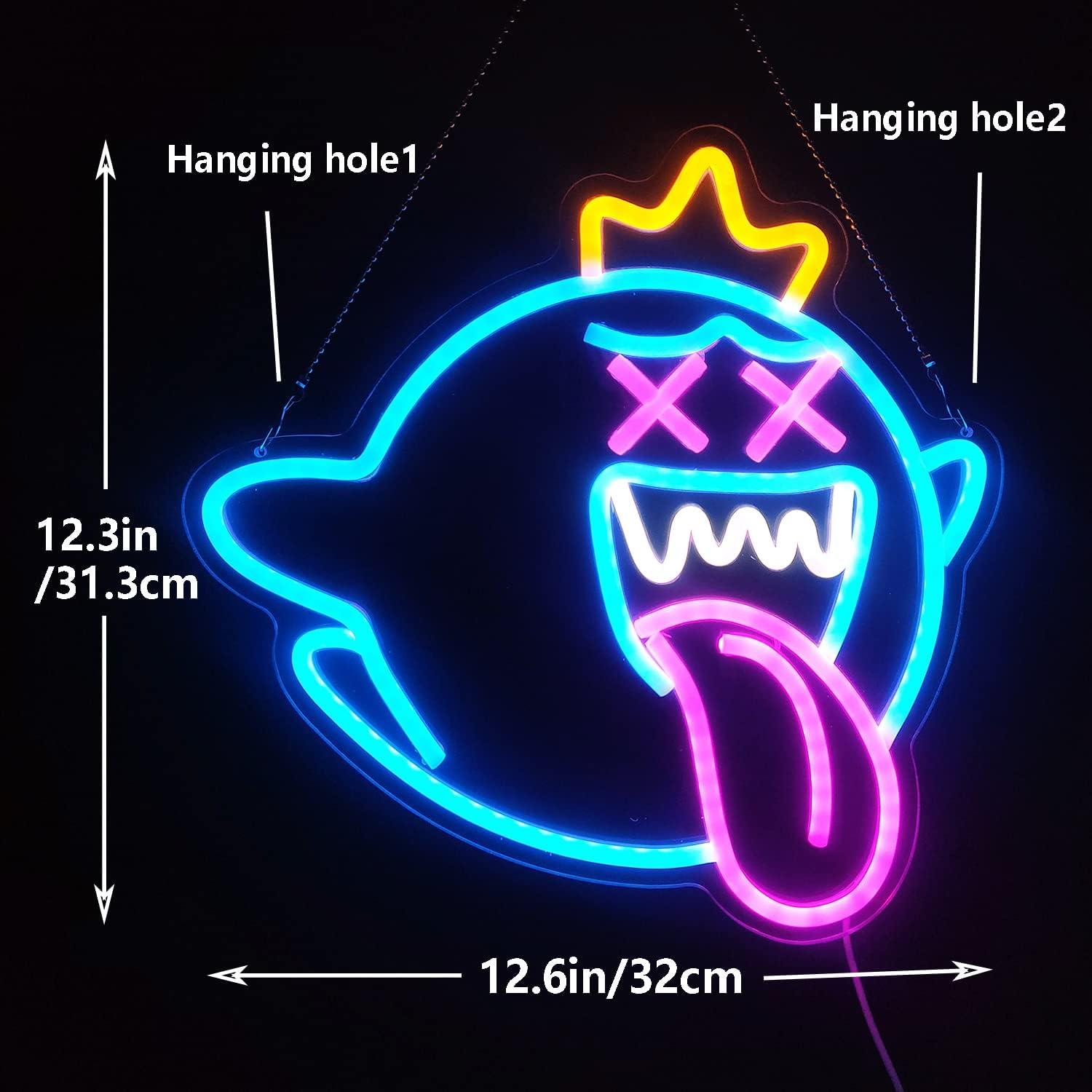 Luz de Neón LED King Boo AMITT 32x31.3cm Regulable