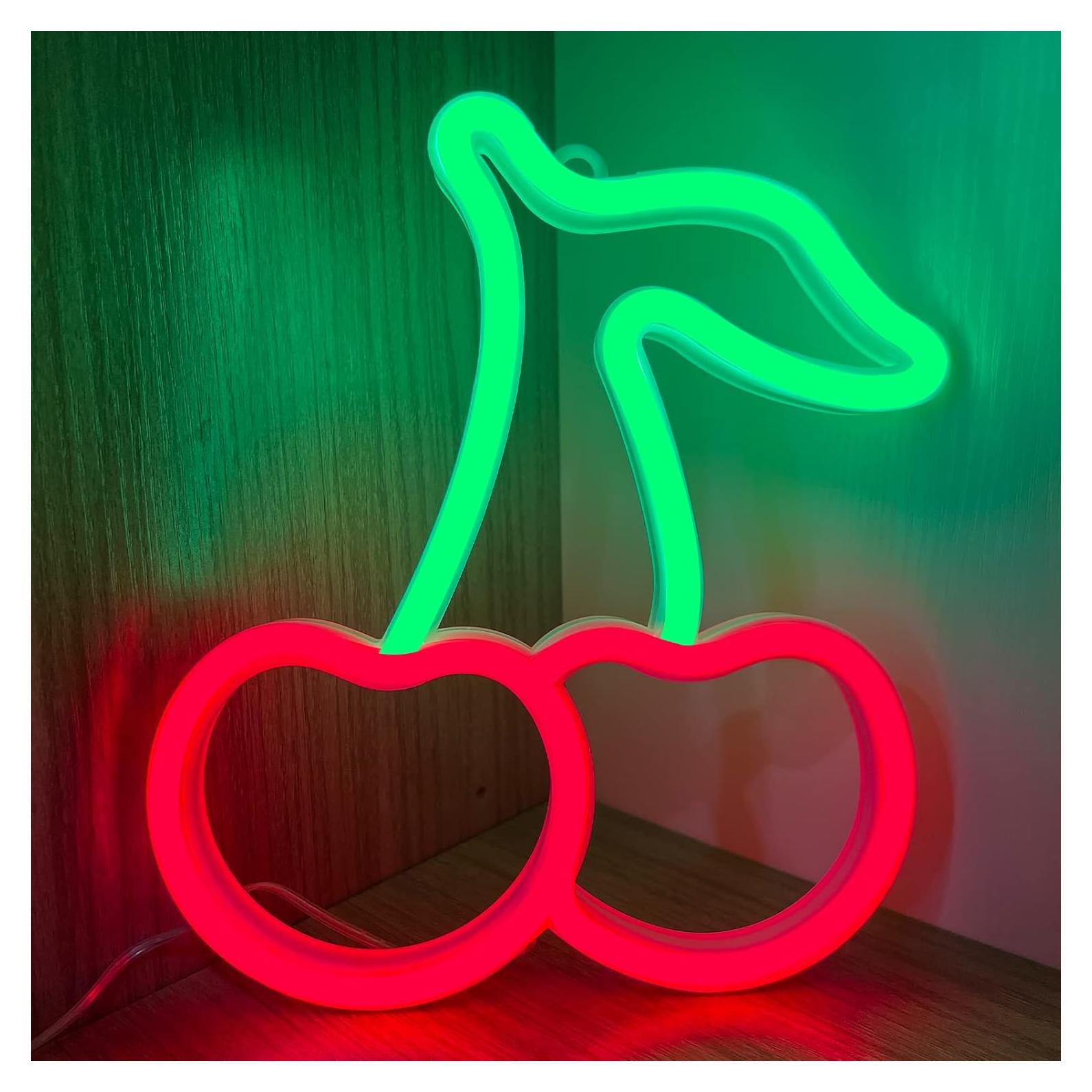 Luz de Neón Cereza LED BK-Neon Life 57.2x19.1cm