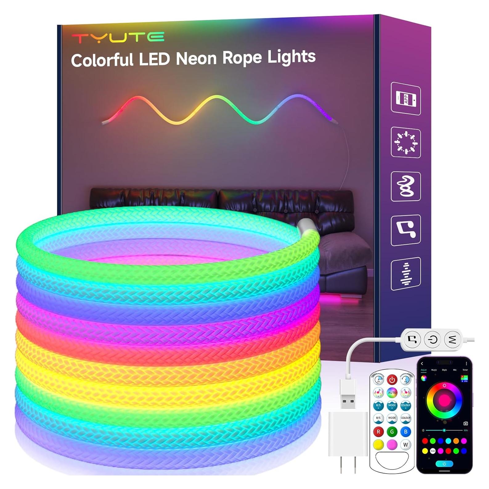 Luces de Cuerda LED Tyute 3m IP67 Control Remoto APP Música