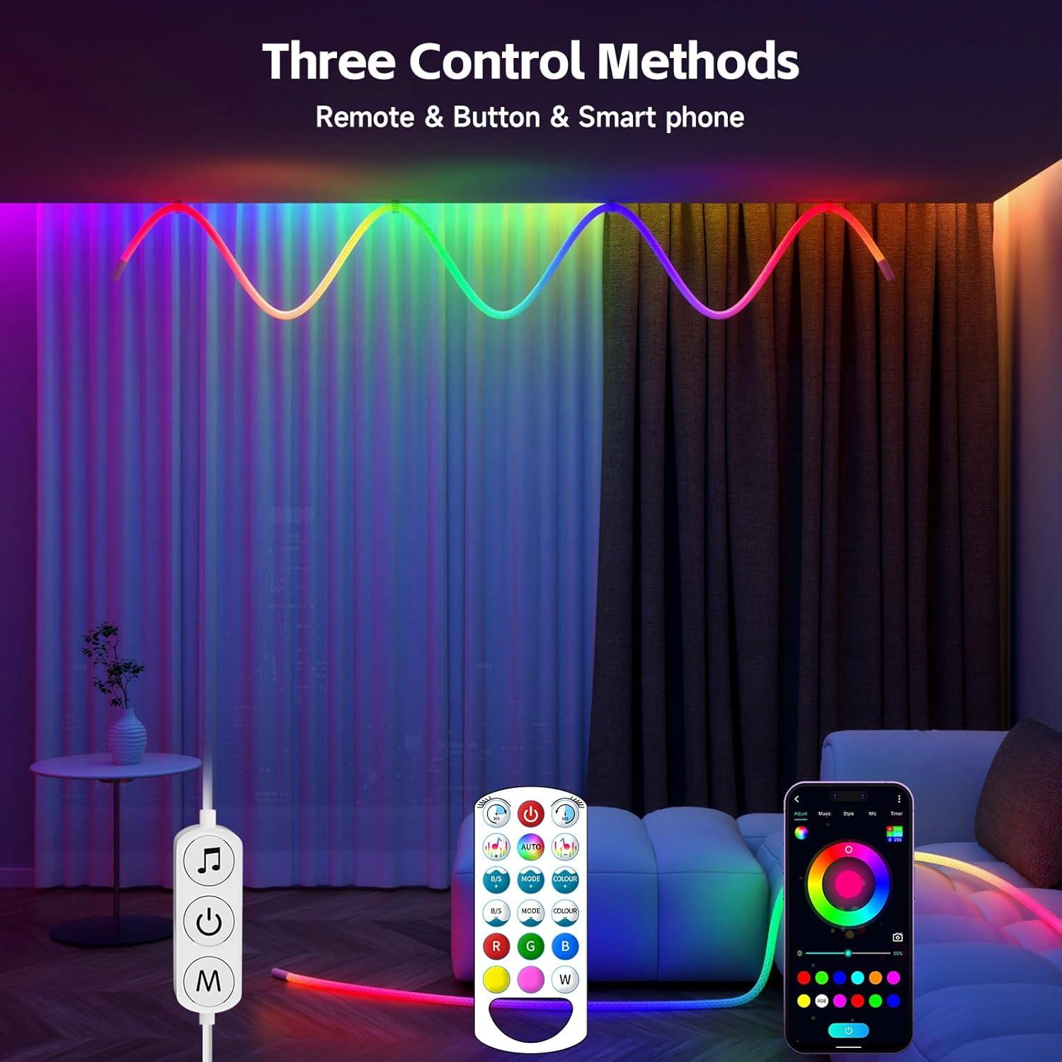 Luces de Cuerda LED Tyute 3m IP67 Control Remoto APP Música