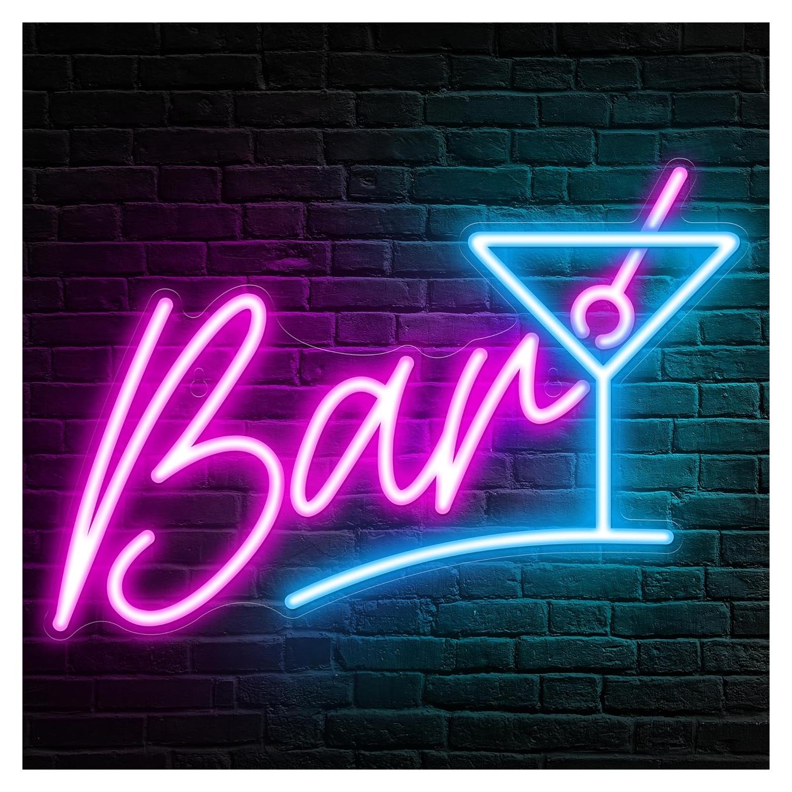 Letrero de Neón LED Kavaas para Bar 38x26cm - Decoración Moderna