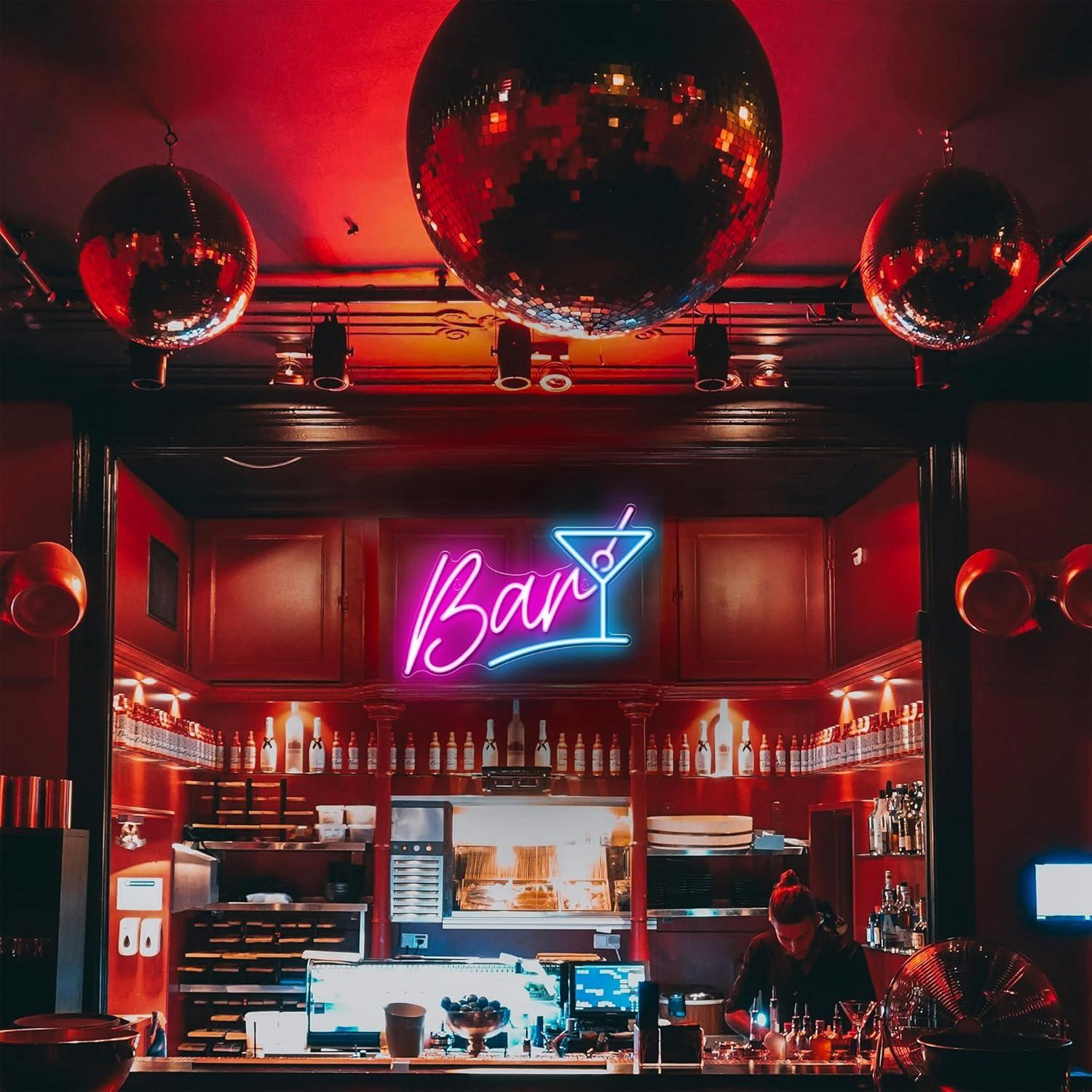 Letrero de Neón LED Kavaas para Bar 38x26cm - Decoración Moderna