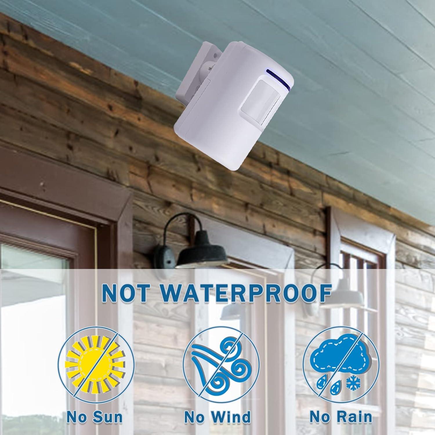 Alarma Inalámbrica Seanme con 4 Sensores y Receptor