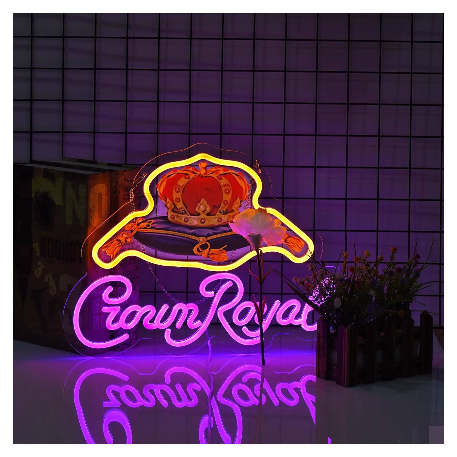 Luz de Neón LED Corona para Decoración de Pared 420x320mm