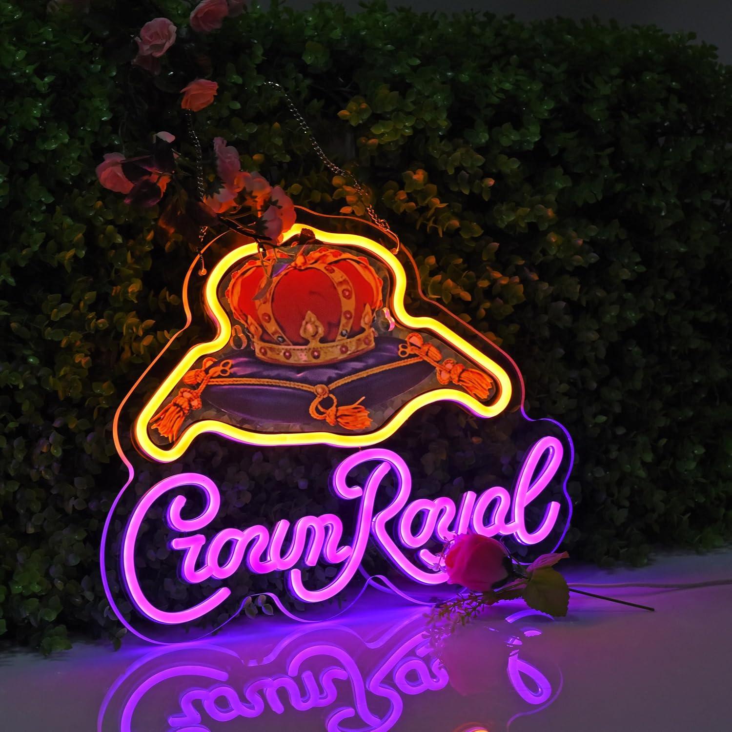 Luz de Neón LED Corona para Decoración de Pared 420x320mm