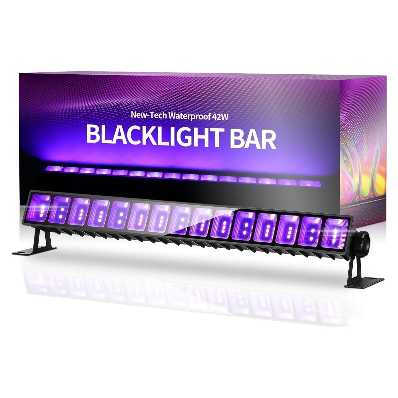 Barra de luz negra LED 42W THECHAM impermeable IP66 1.8m