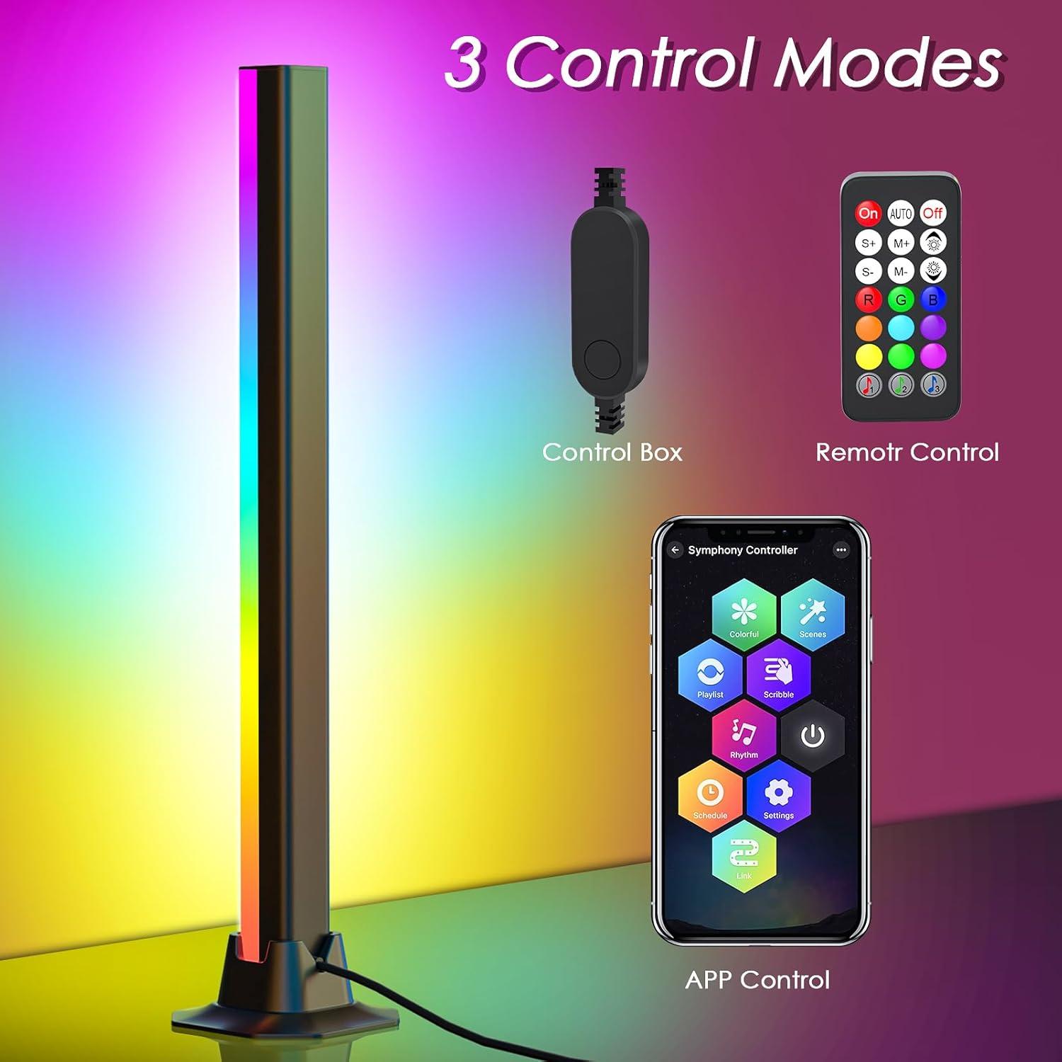 Barra de Luz Inteligente RGB 41.91 cm con Control Remoto