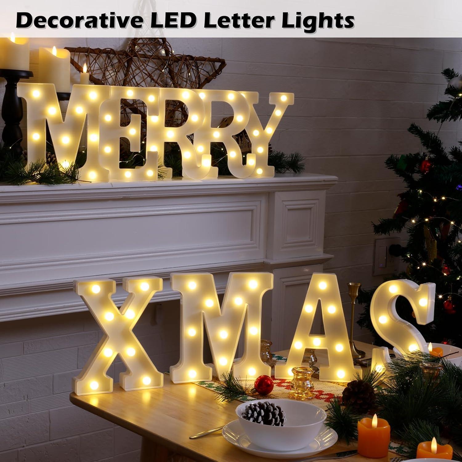 Letrero de Neón LED Letra A TRONSBOO Luz Decorativa