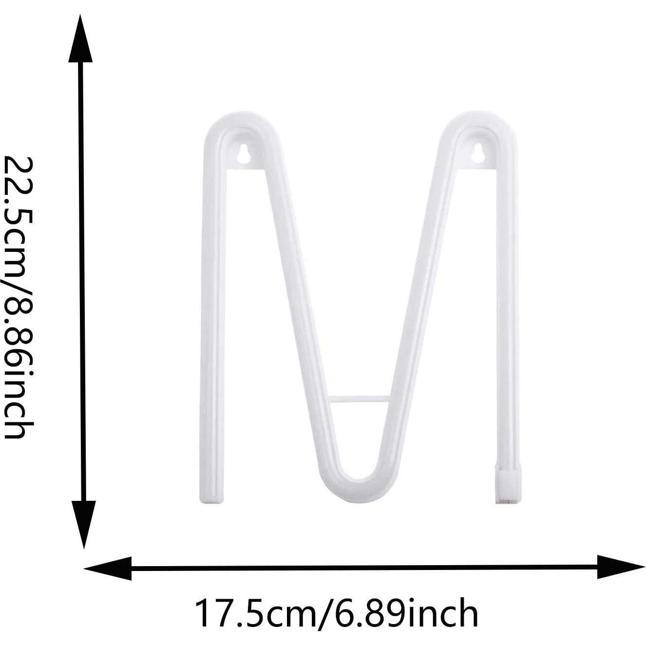 ENUOLI Pink Neon Letter Sign - Battery/USB Powered LED Alphabet Neon Art Lights for Wedding, Birthday, Christmas, Home Bar Decoration (M)