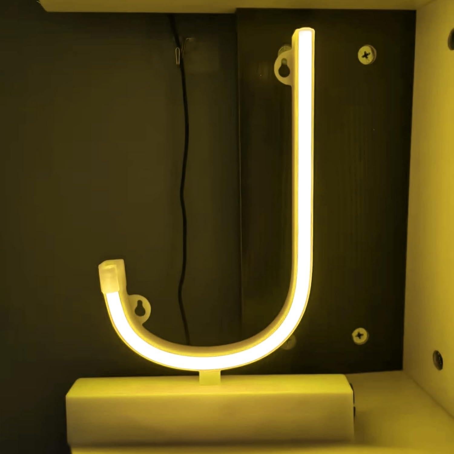 Letra Neón LED J UrsaMajor - Luz Decorativa Portátil