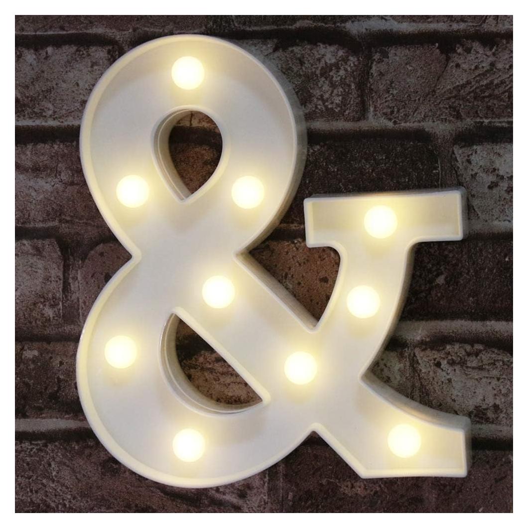 Luz LED de Letras de Marquesina Pooqla - Símbolo Ampersand
