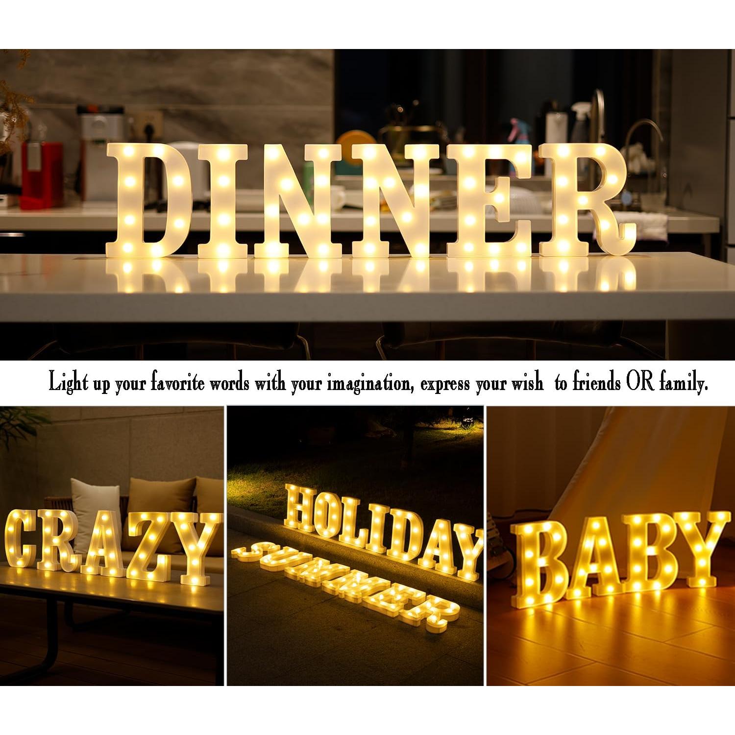 Letras Iluminadas LED DyingSwan - Letra R para Decoración