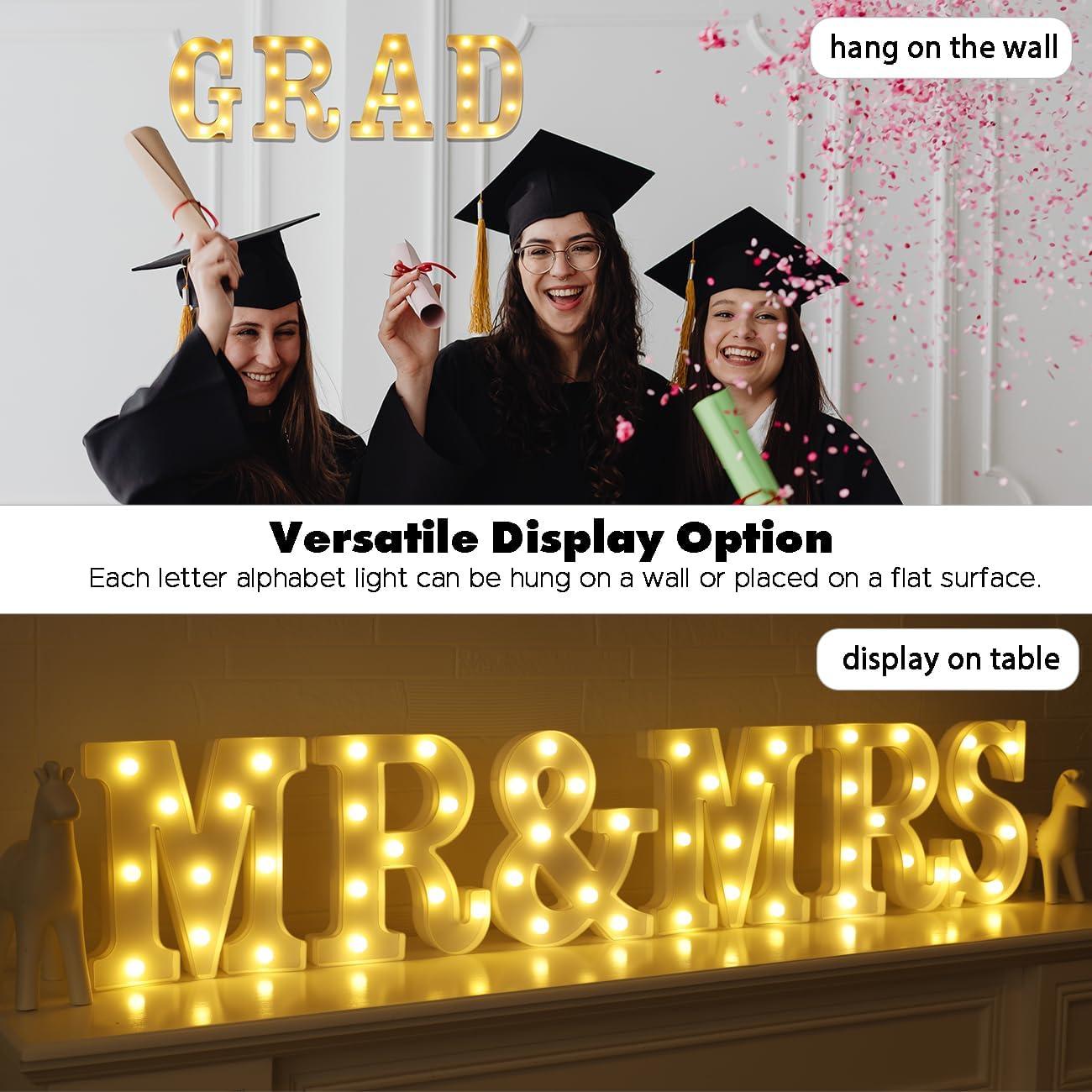 Letras Iluminadas LED DyingSwan - Letra R para Decoración