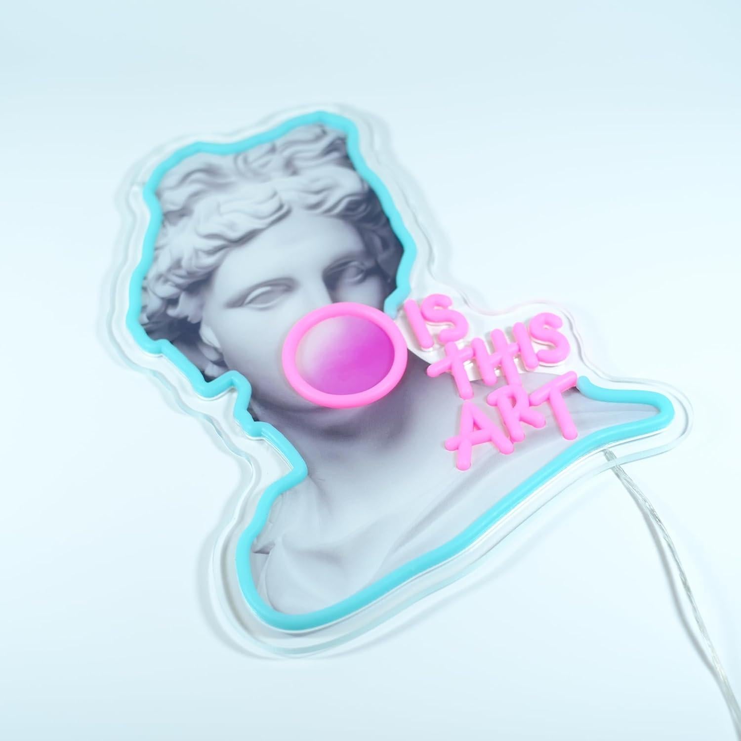 Letrero de Neón LIUISNEO Es Esto ARTE 43x33 cm con Interruptor