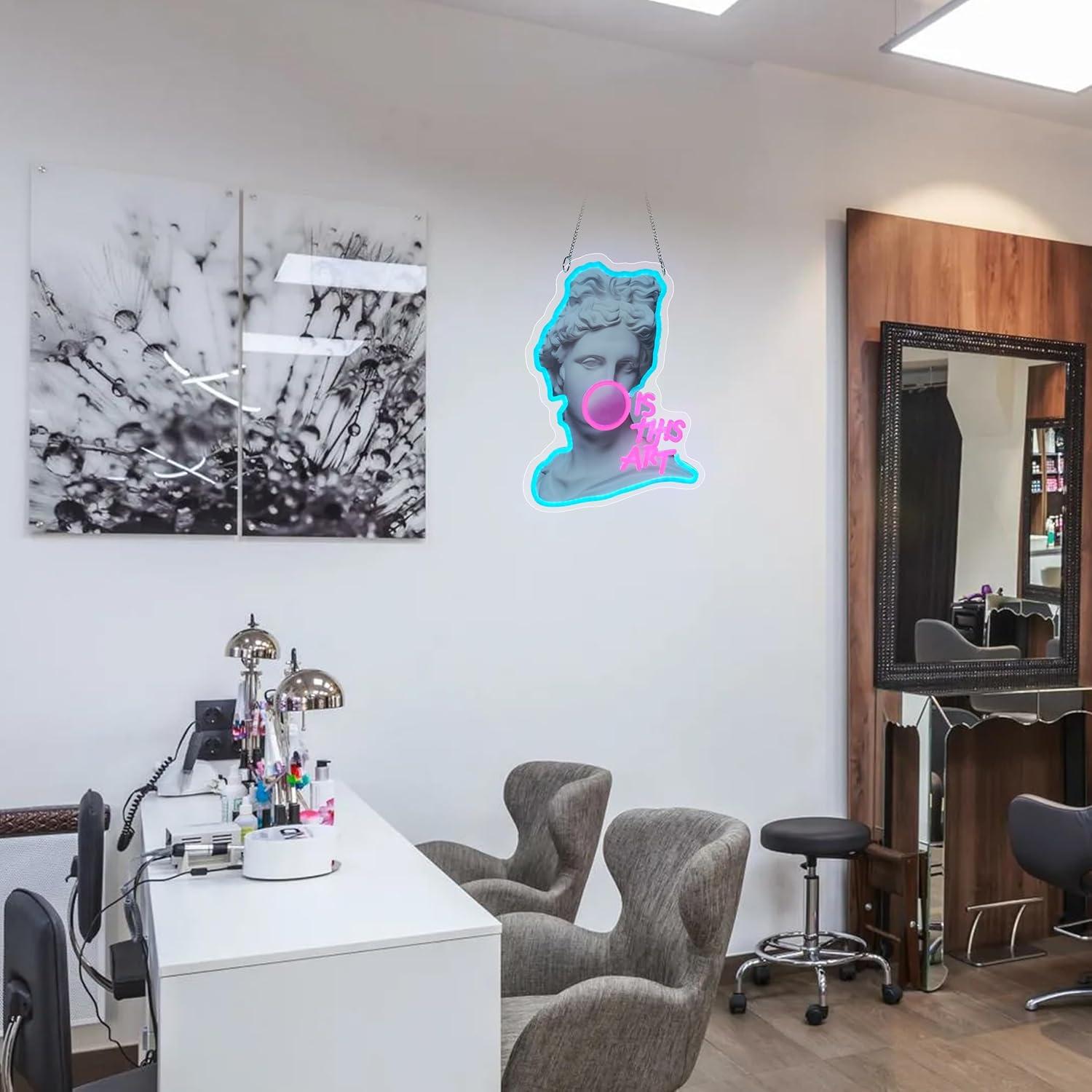 Letrero de Neón LIUISNEO Es Esto ARTE 43x33 cm con Interruptor