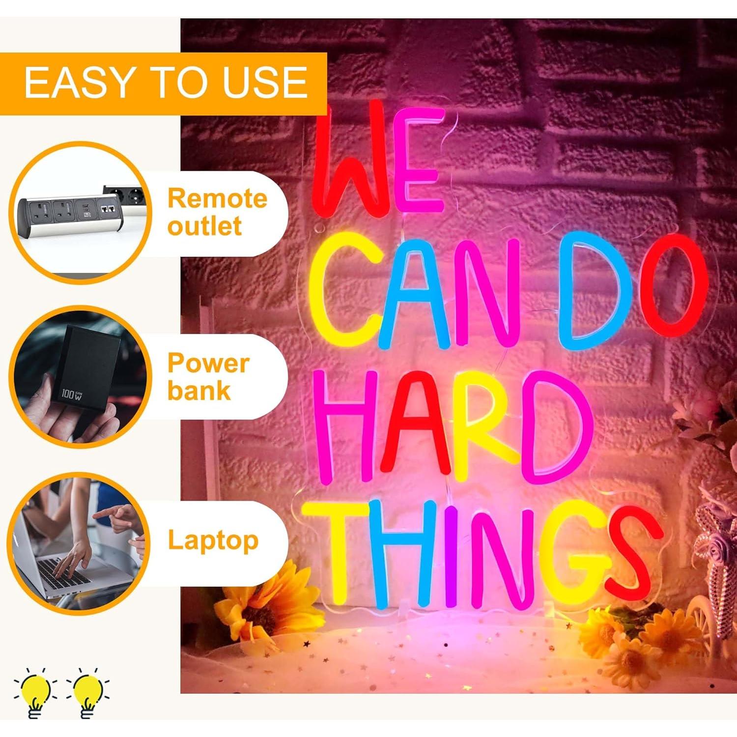 Cartel de Neón LED Motivacional Allball 33.8x26.9 cm