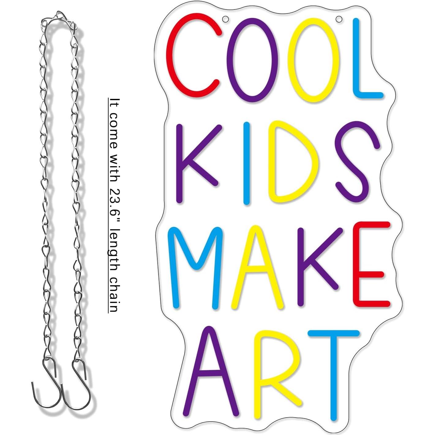 Letrero Neón Colorido Xixkilly 42x30 cm para Aula y Decoración