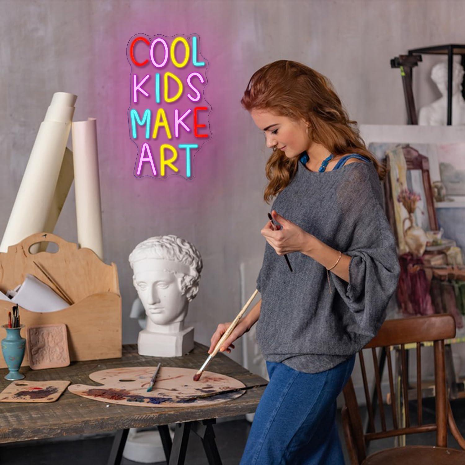 Letrero Neón Colorido Xixkilly 42x30 cm para Aula y Decoración