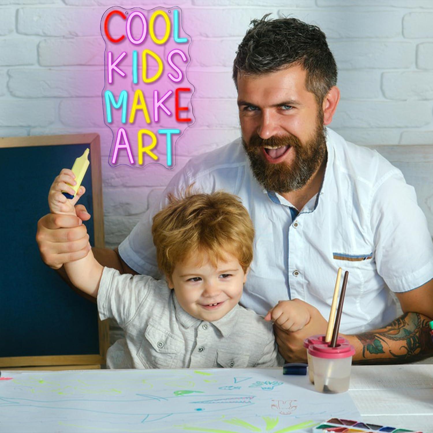 Letrero Neón Colorido Xixkilly 42x30 cm para Aula y Decoración