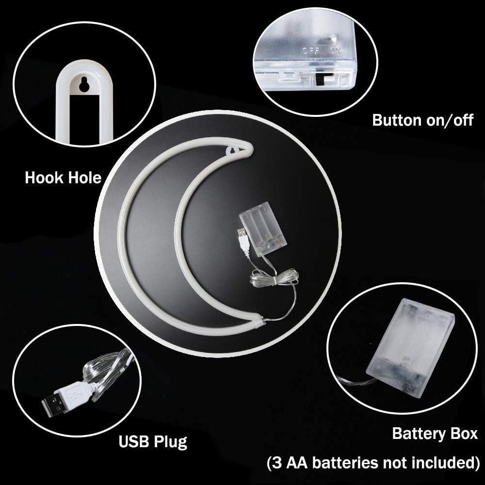 Luz Nocturna LED YAOZHOU Luna Blanca Cálida 4.5W USB