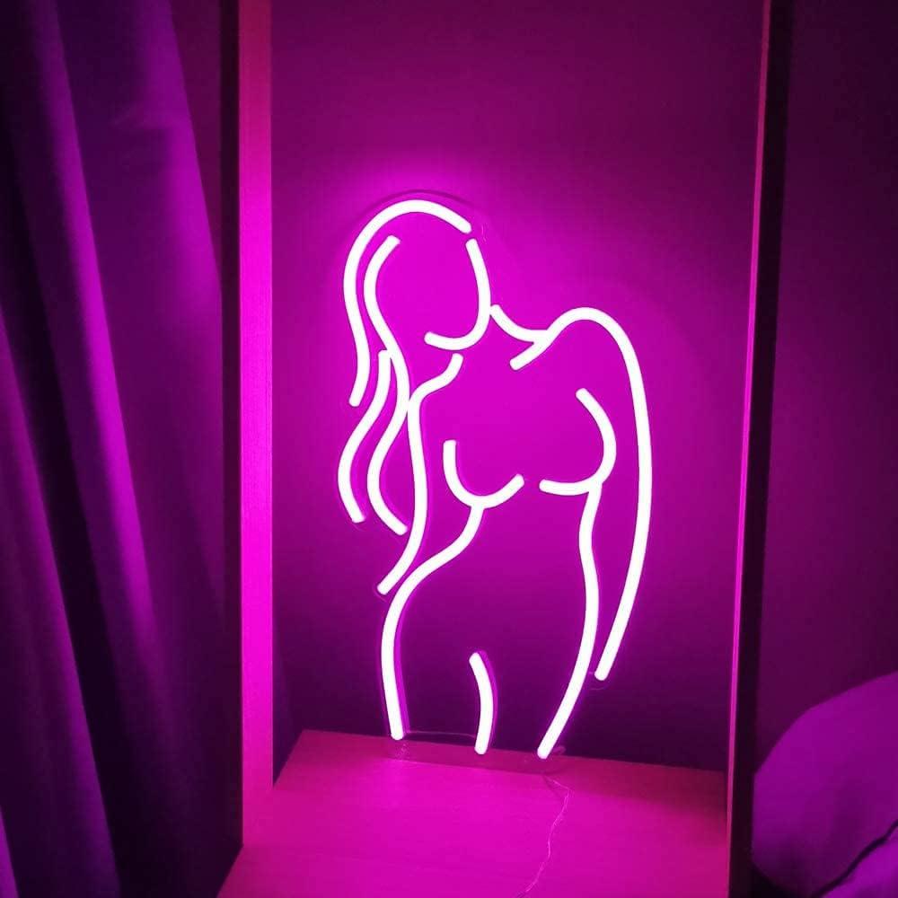 Tira LED Neón Flexible Lamomo 5m Rosa Impermeable 12V