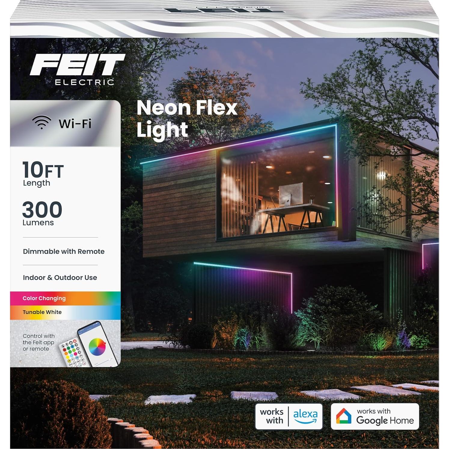 Tira LED Neón Inteligente Feit Electric 3.05m RGBW WiFi