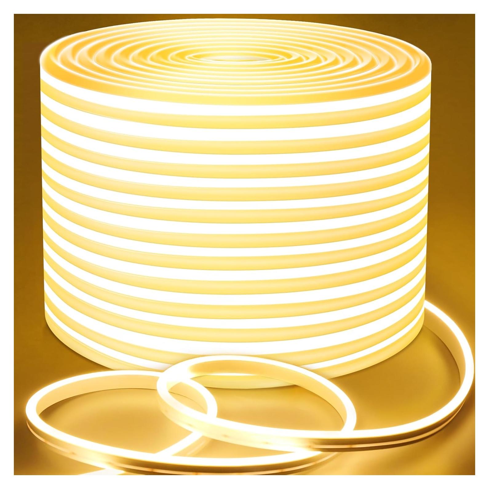 Tira LED Neón Lamomo 10m Blanco Cálido 3000K Regulable IP65