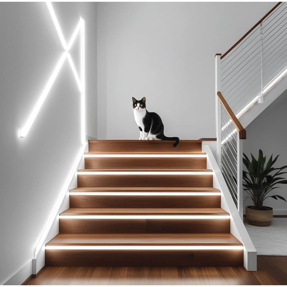 Tira de Luz LED Neón iNextStation 5m Blanca Impermeable 12V