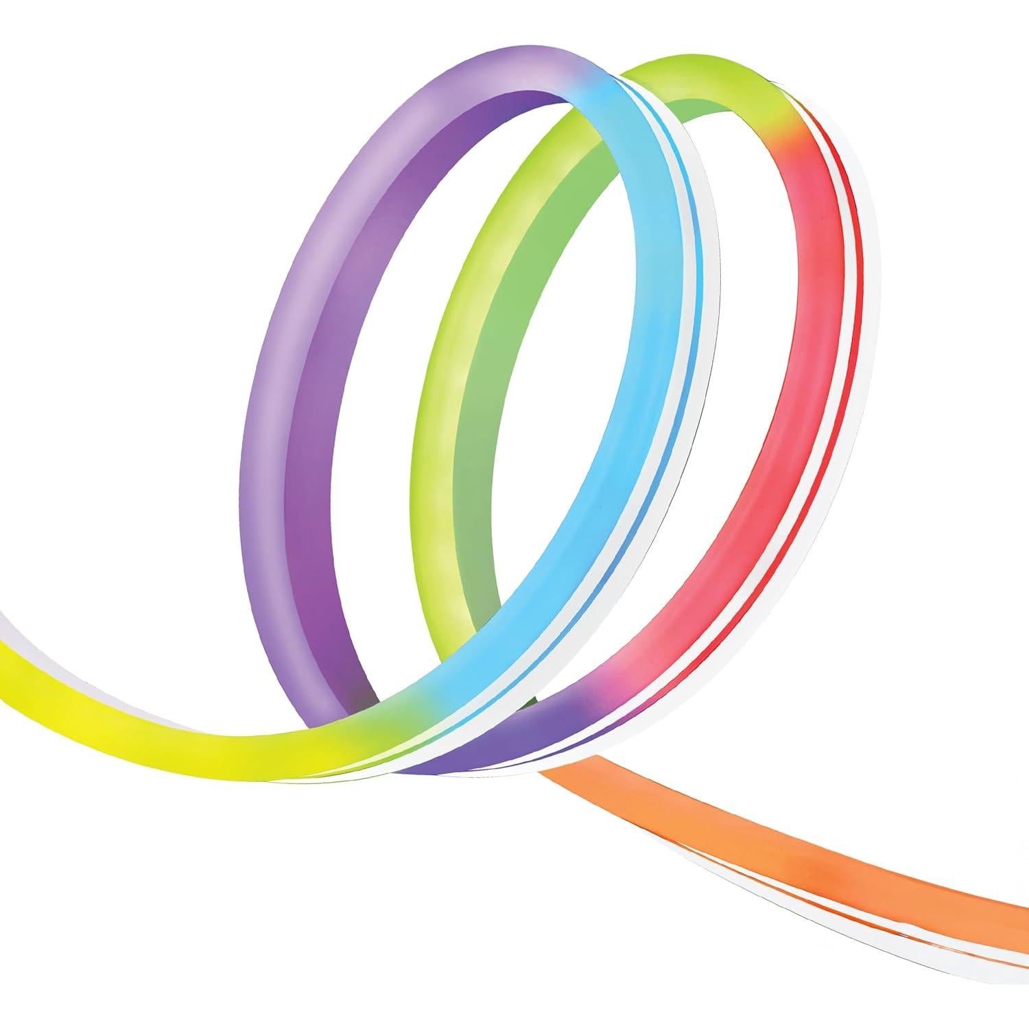 Luz Flex Neon Exterior 6.1m Feit Electric RGB + Blanco Ajustable