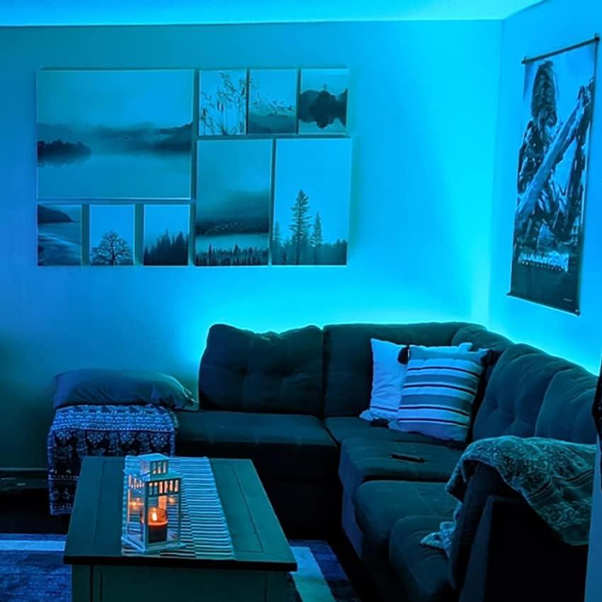 Tira LED Neon Flex Vasten 5m Azul Hielo 12V IP68 Cortable