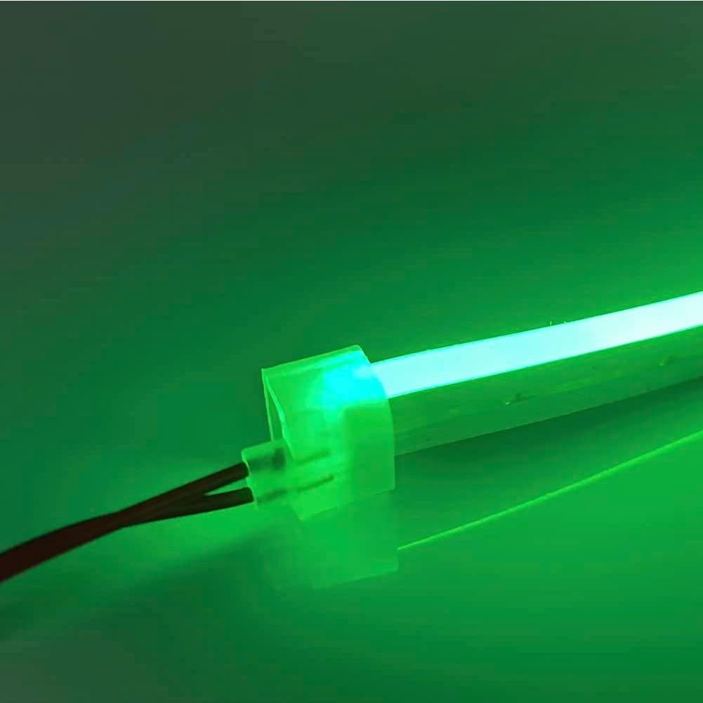 Conectores LED 2 Pines 99 Iluminación para Tira Neón 6x12mm