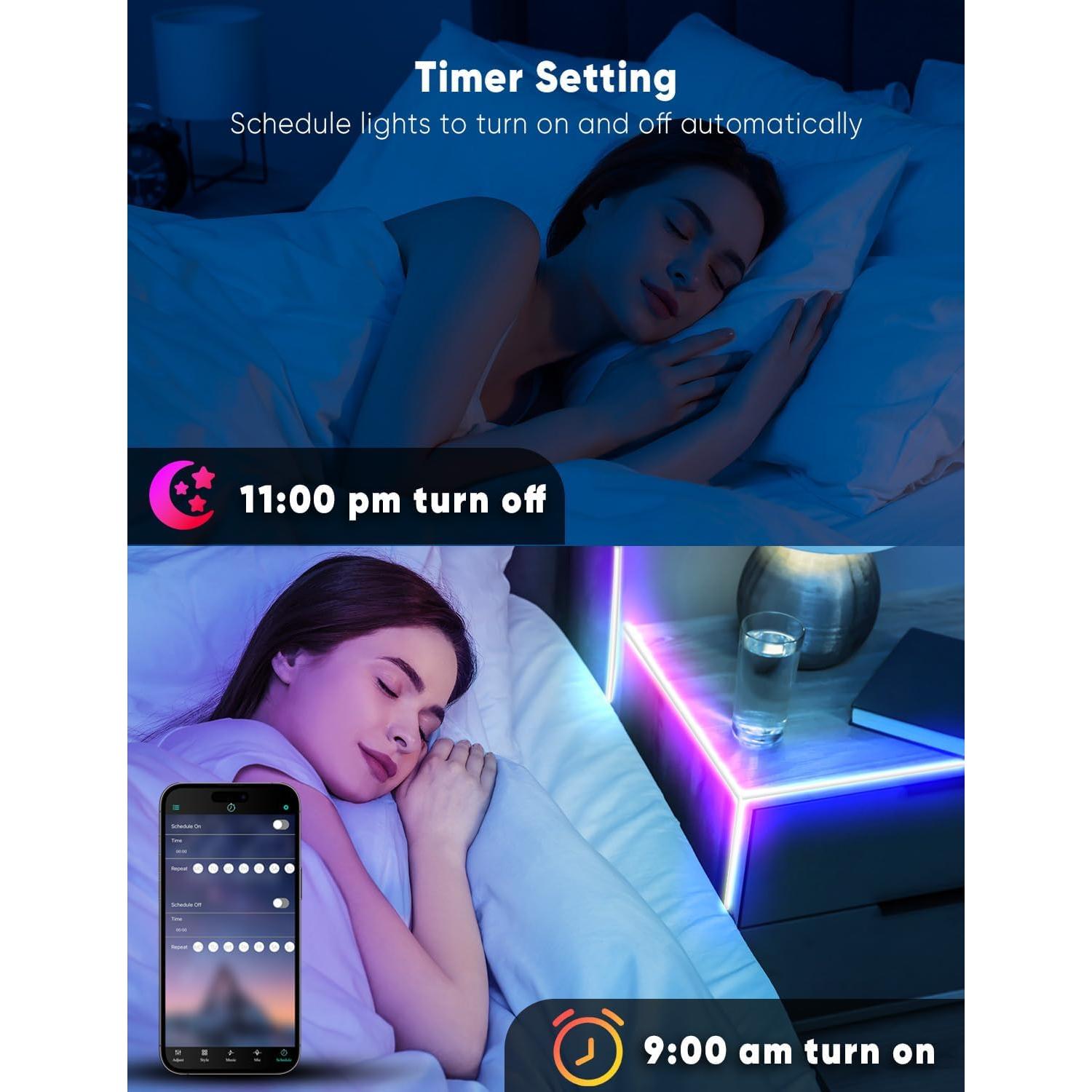 Tira LED de Neón KIKO 10m RGB Control Remoto APP IP67