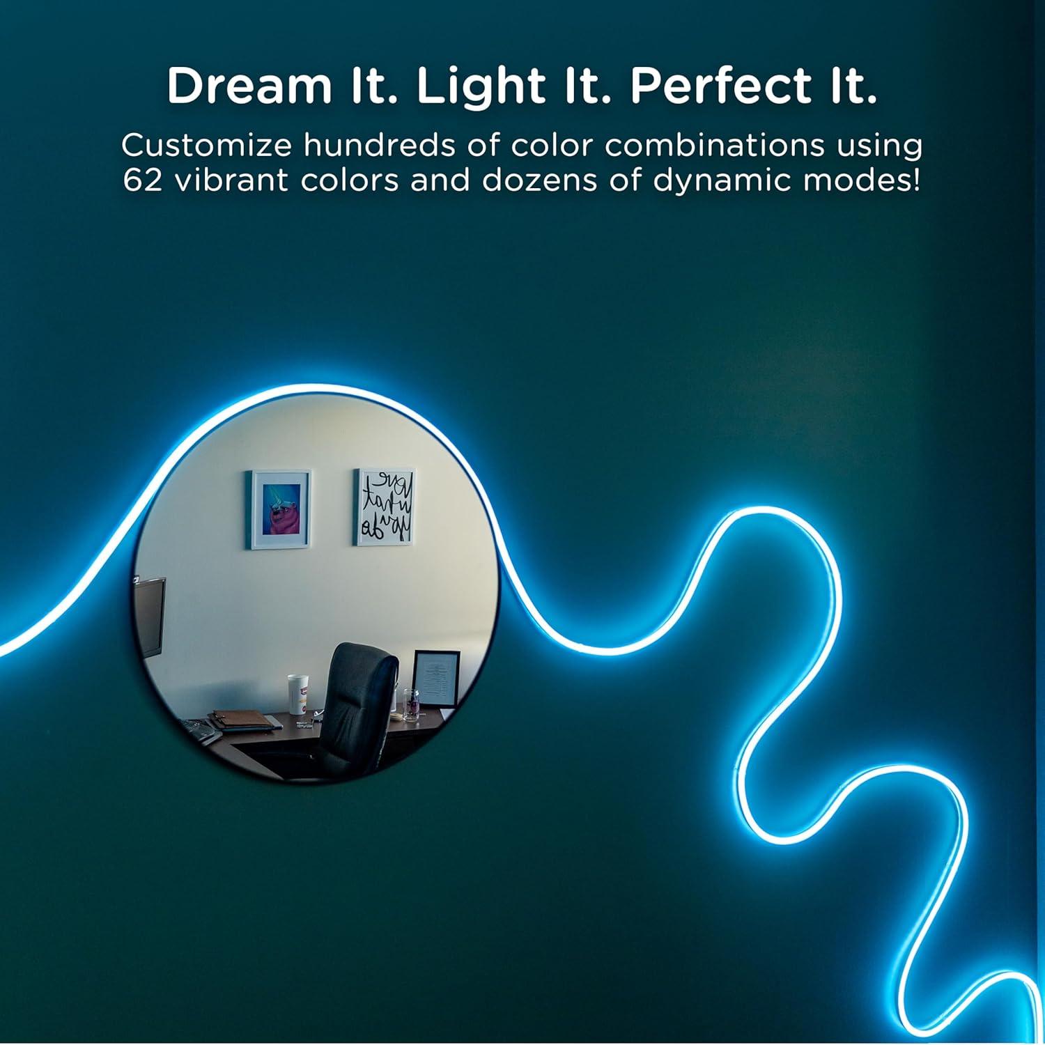 Enbrighten Luz LED Flexible Wi-Fi 7.32m Multicolor Control Voz