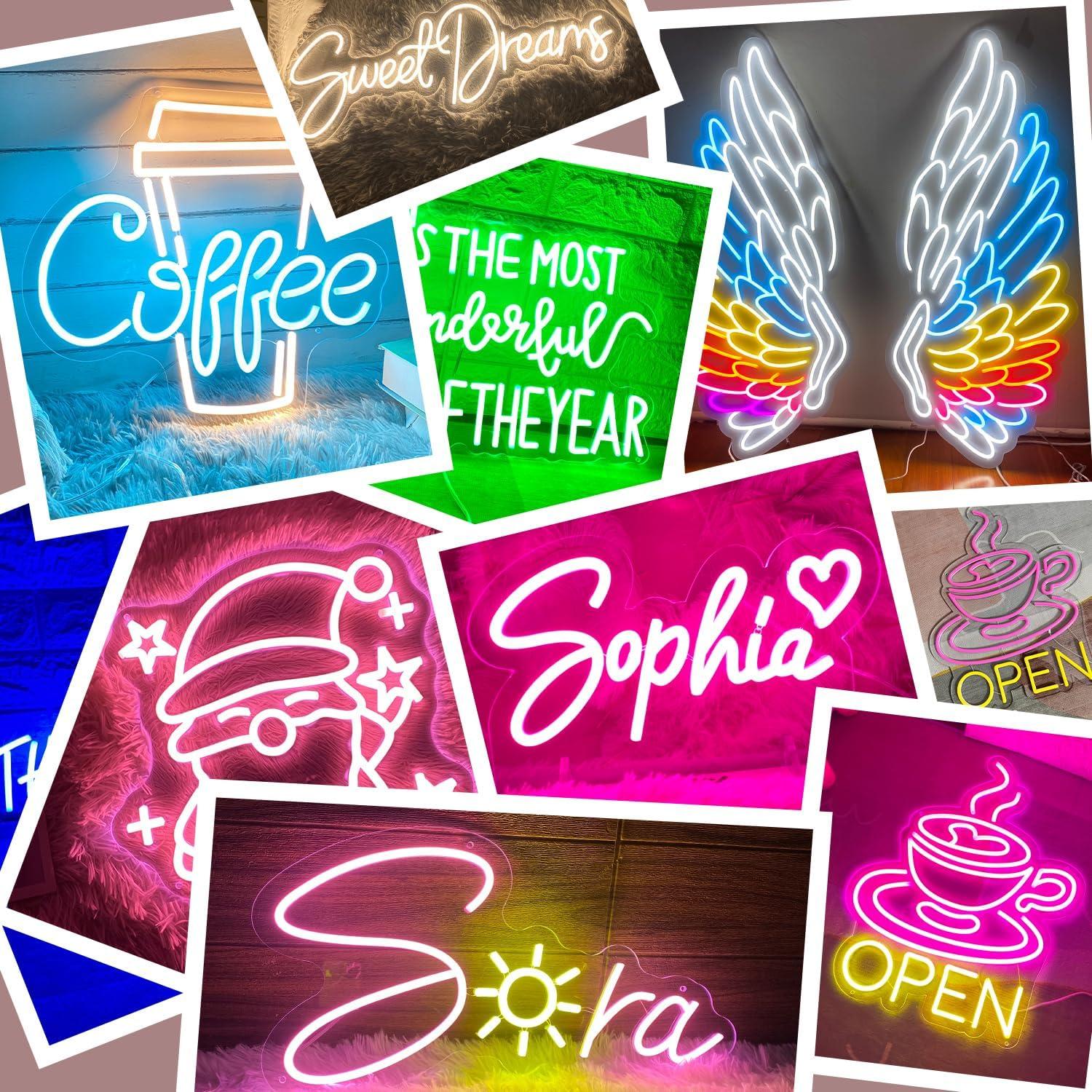 Cartel de Neón Personalizado Brochao 50.8x38 cm LED