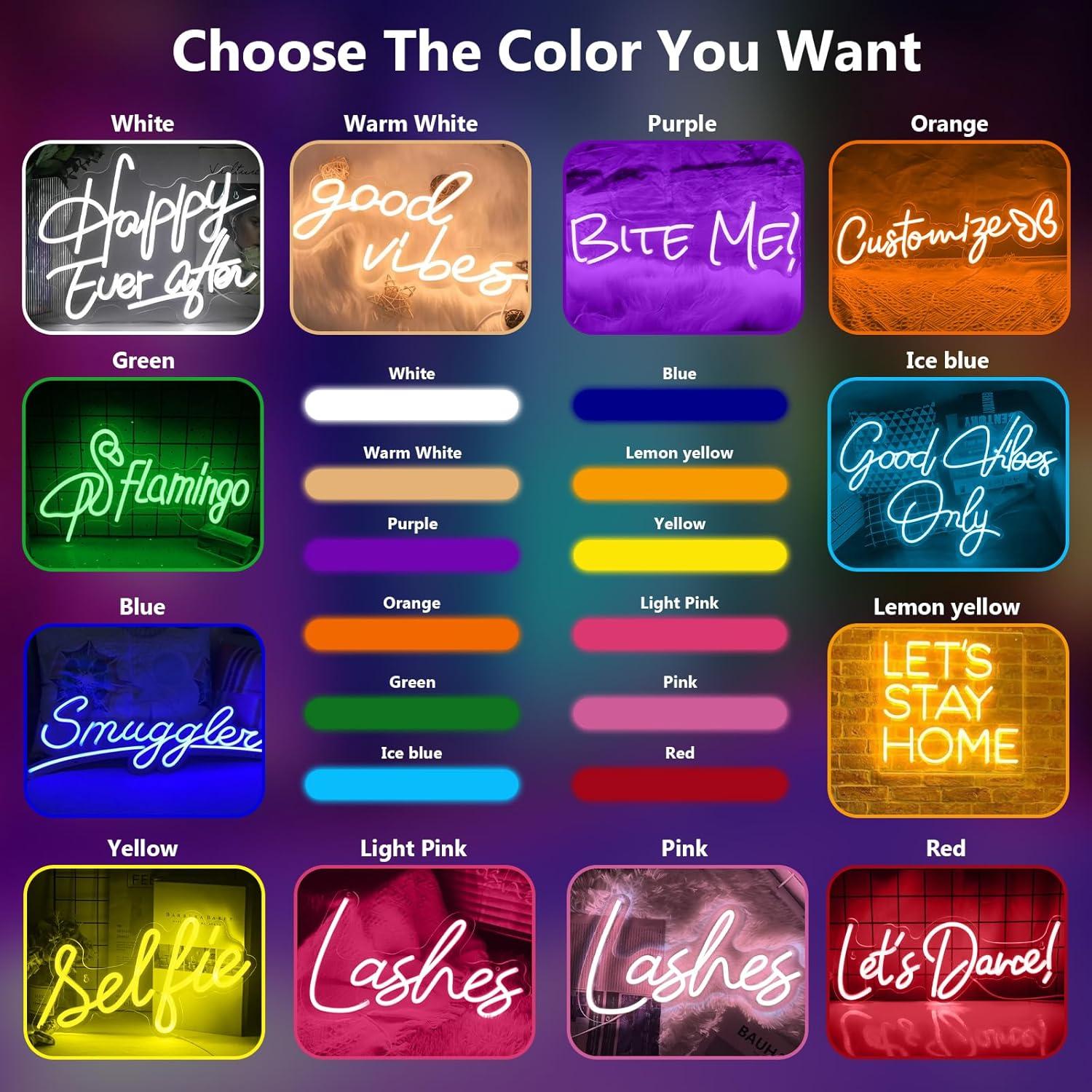 Cartel de Neón Personalizado Brochao 50.8x38 cm LED