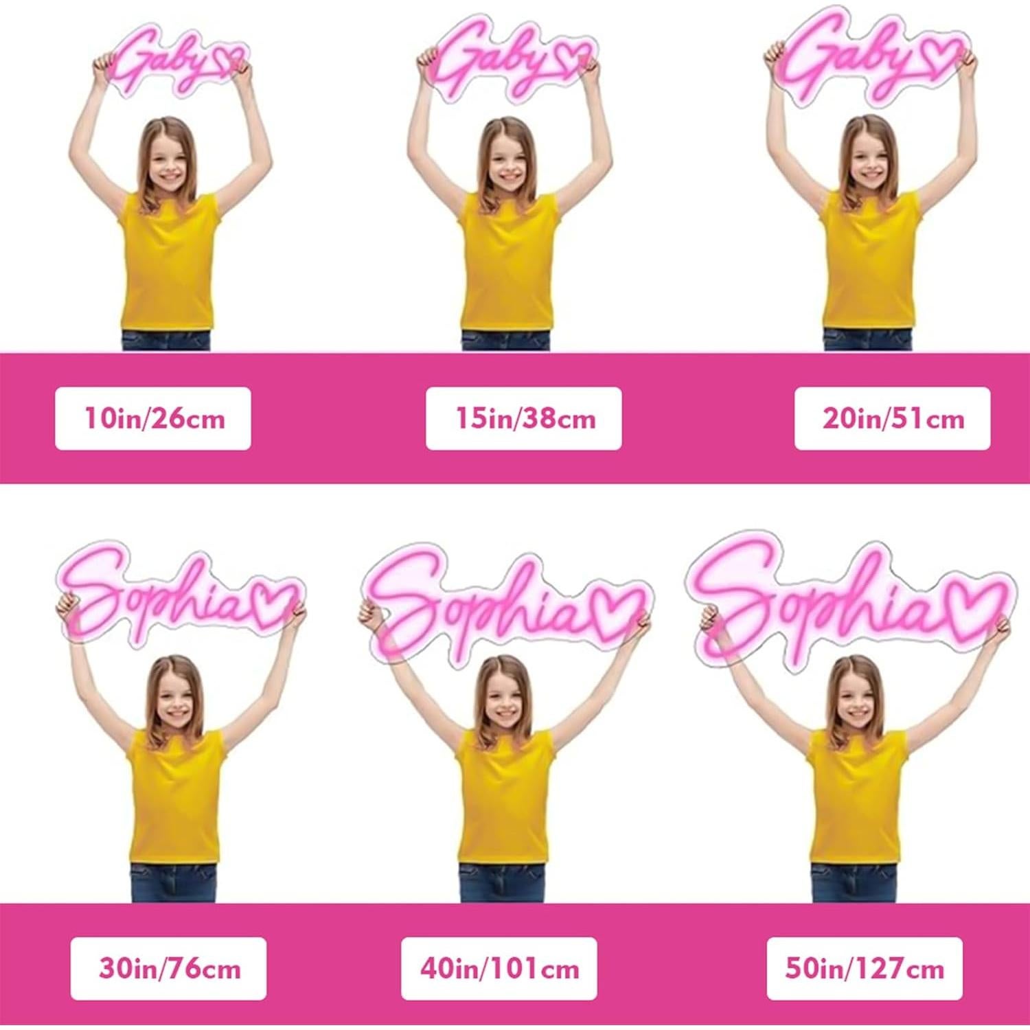 Cartel de Neón Personalizado Brochao 50.8x38 cm LED