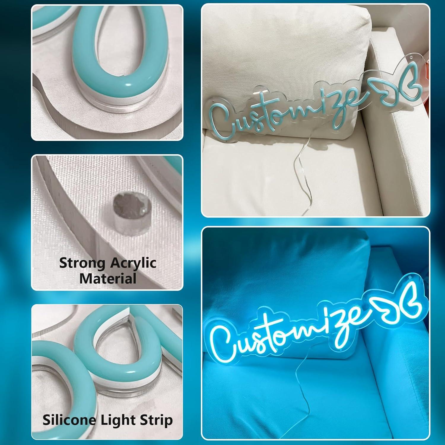 Cartel de Neón Personalizado Brochao 50.8x38 cm LED