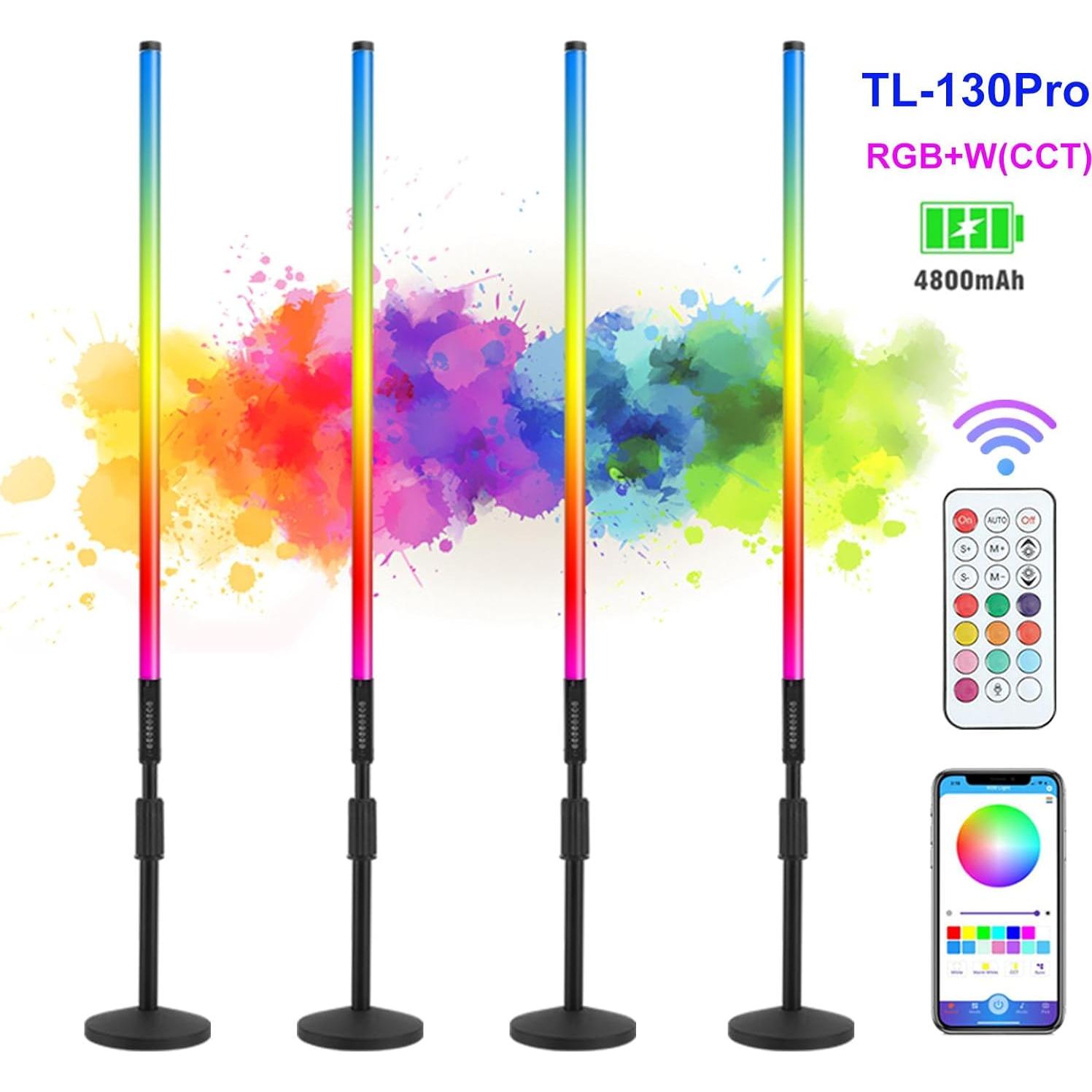 Barra de Luz Neón RGB ZDMDRGB TL-130 4ft Recargable 4800mAh