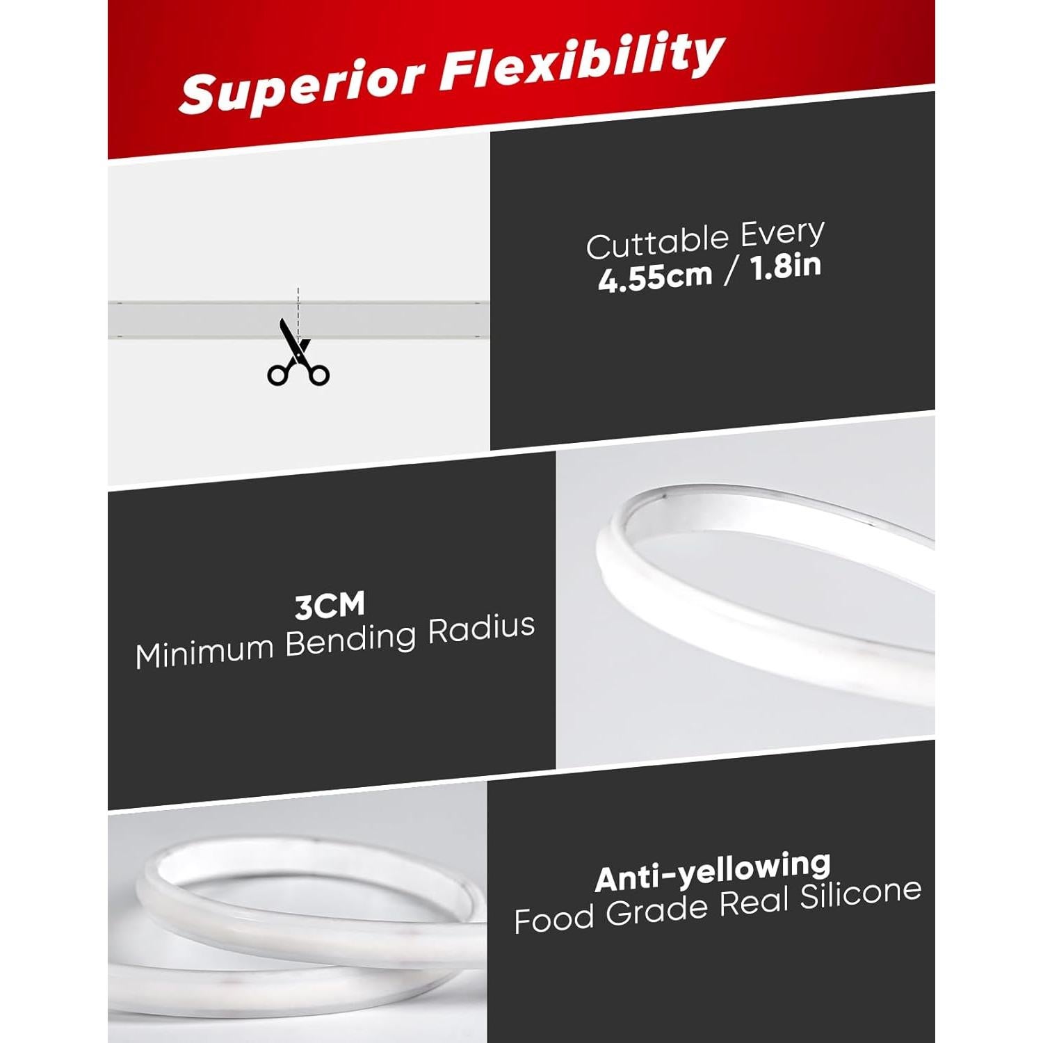 Luz de Cuerda LED COB Shine Decor 15m 800lm IP65 2800K