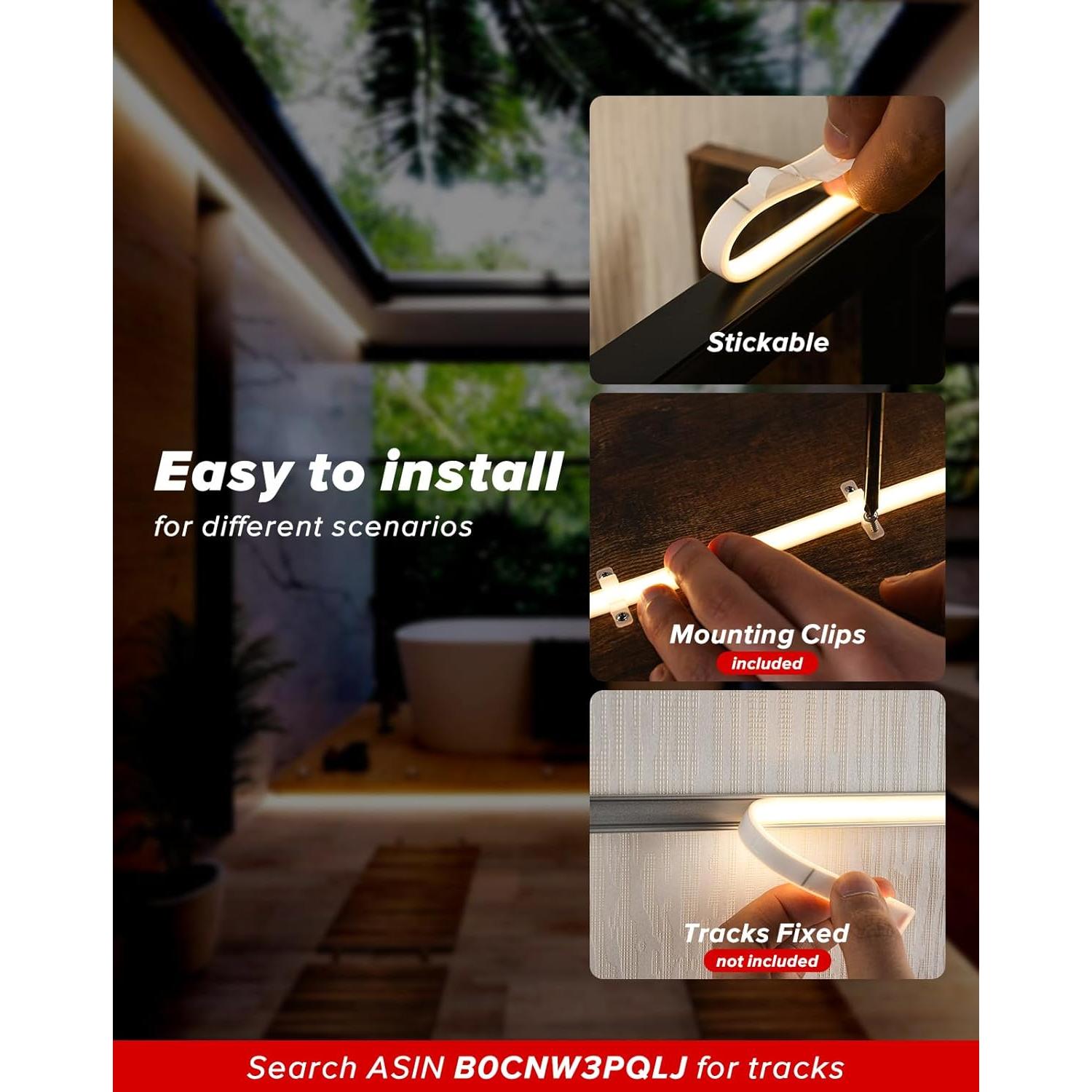 Luz de Cuerda LED COB Shine Decor 15m 800lm IP65 2800K