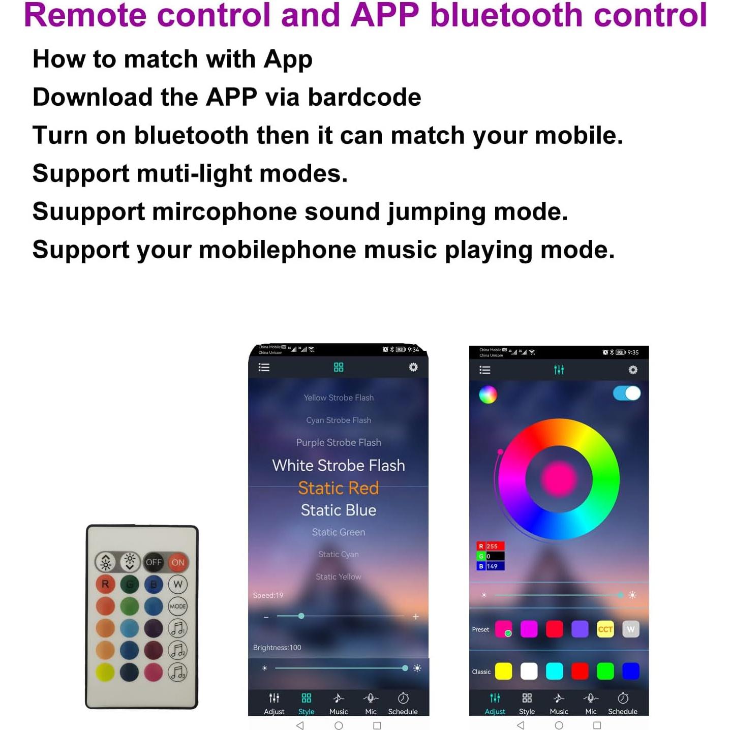 Tira de Luces LED Neón RGB 5m MaxLaxer Control Remoto IP65