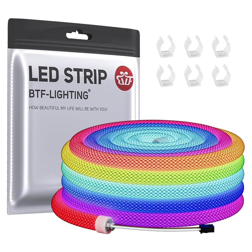 Tira LED Neón BTF-LIGHTING 9.8FT RGB IP67 Flexible