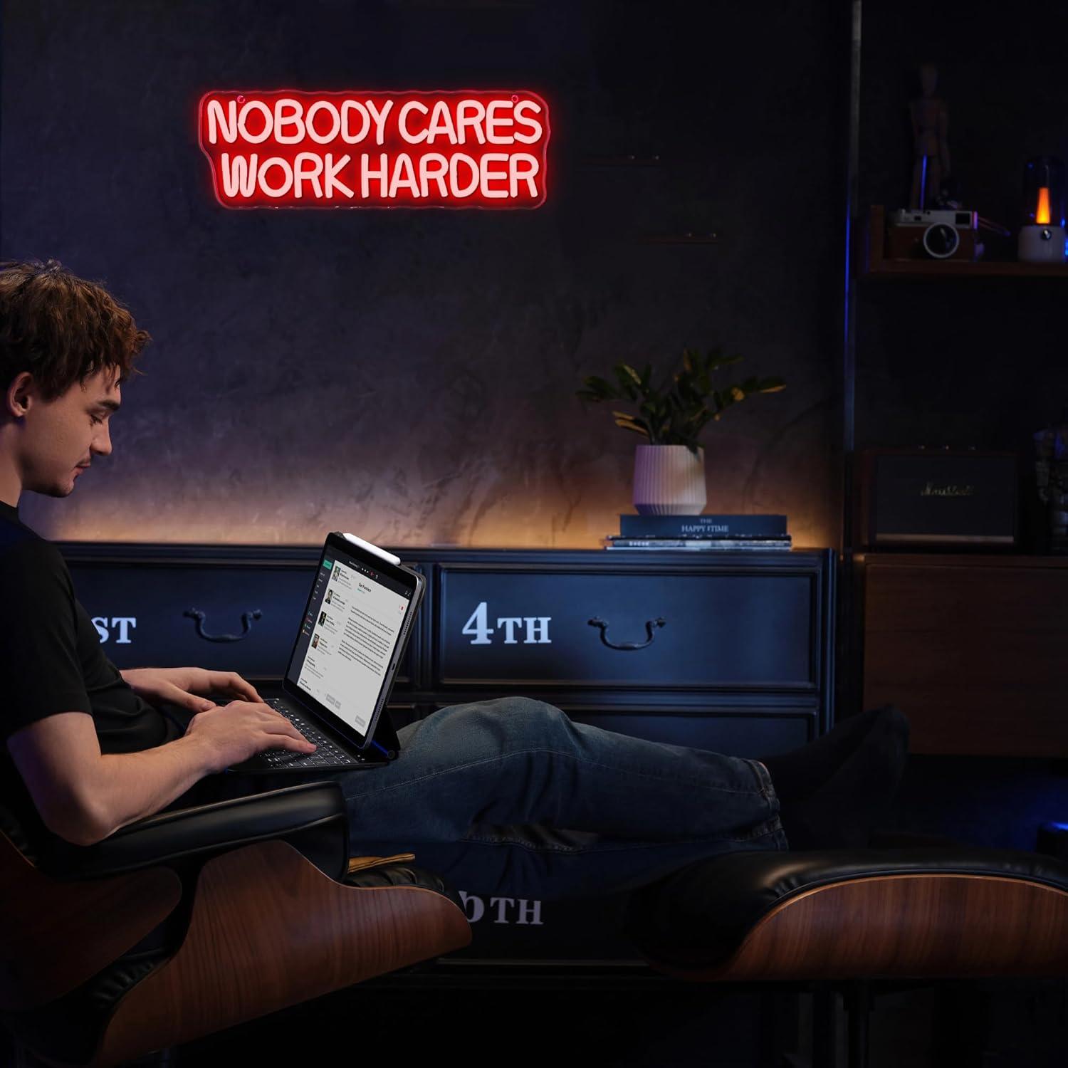 Letrero de Neón Motivacional Allball USB 40x13 cm