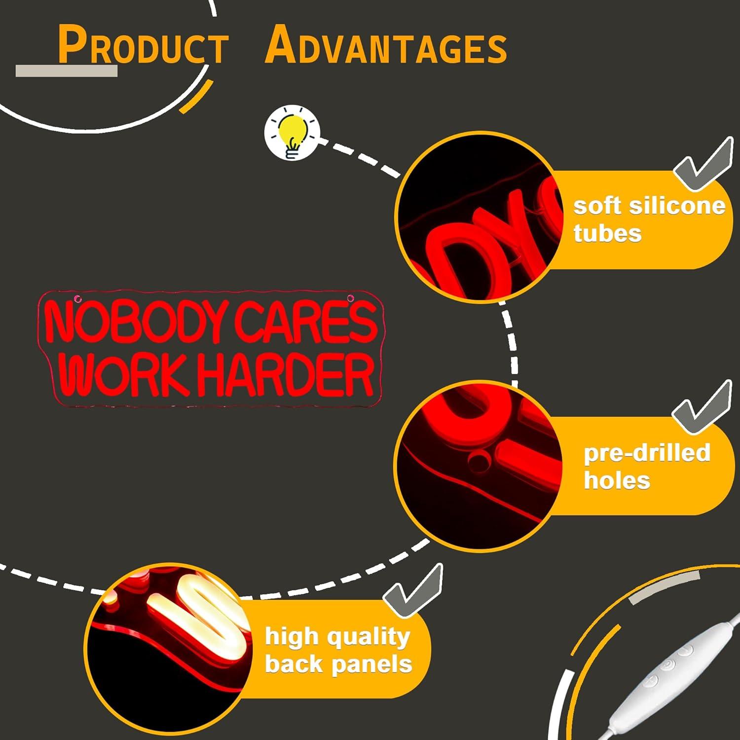 Letrero de Neón Motivacional Allball USB 40x13 cm