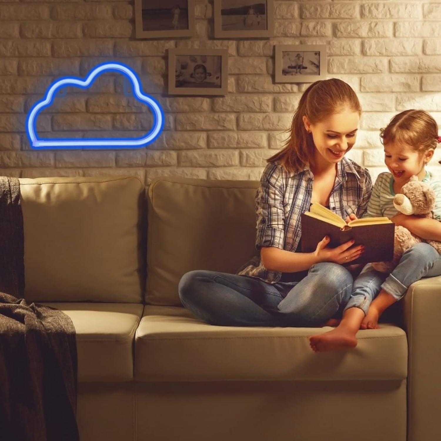 4 Pcs Luces de Noche Neón ZYP - Decoración Moderna LED